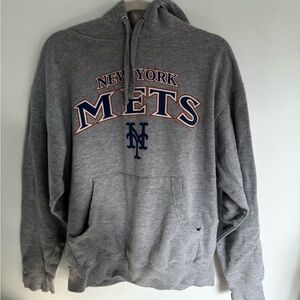 New York Mets Men's/Women's Gray Hoodie - Men's Large